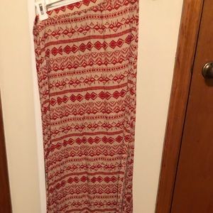 Tribal maxi skirt